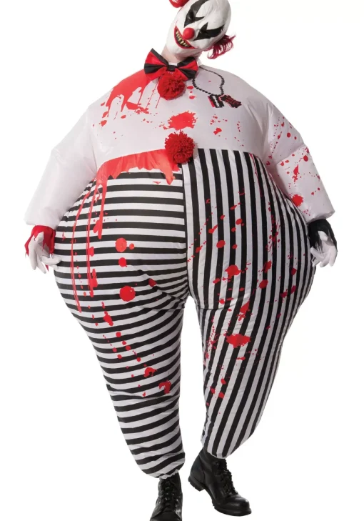 Cheap Rubies Costume Adult Inflatable Evil Clown Costume Scary Costumes