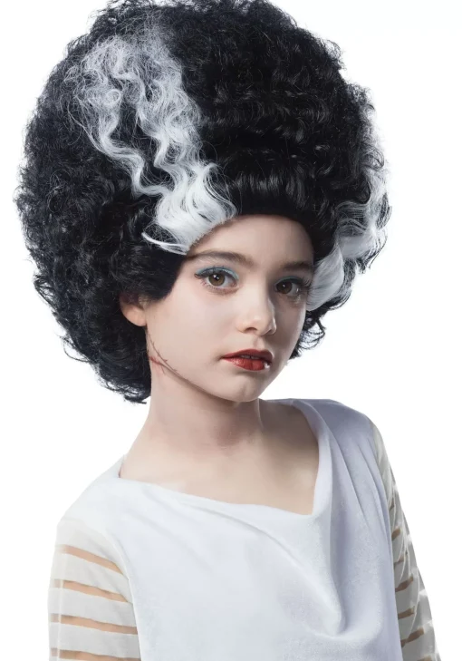 Hot Rubies Costume Child/Adult Bride Of Frankenstein Wig Scary Costumes