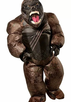 New Rubies Costume Godzilla Vs Kong Kid's King Kong Inflatable Costume Tv / Movie Costumes