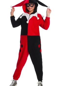 Cheap Rubies Costume Harley Quinn Kid's Jumpsuit Superhero Costumes