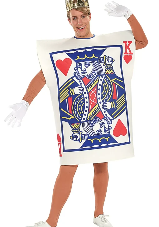 Hot Rubies Costume King Of Hearts Card Costume Storybook & Fairytale Costumes