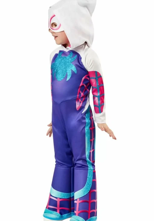 Fashion Rubies Costume Marvel Deluxe Ghost Spider Costume For Toddlers Superhero Costumes