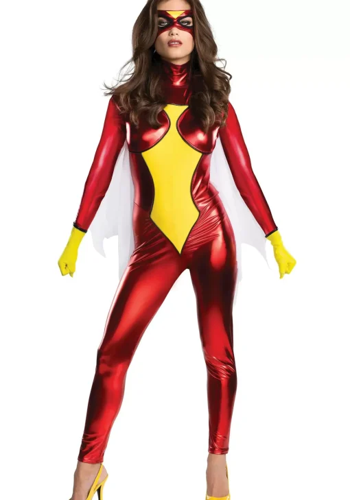 Flash Sale Rubies Costume Marvel Women's Spider Woman Costume Superhero Costumes