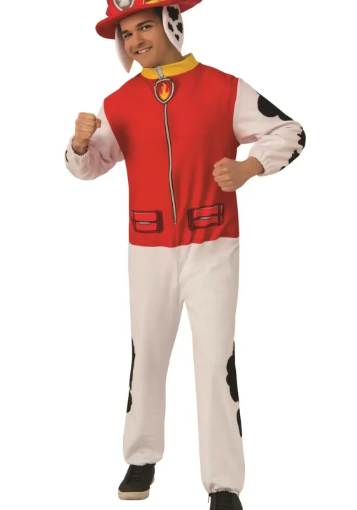 Discount Rubies Costume Paw Patrol Adult Marshall Jumpsuit Tv / Movie Costumes