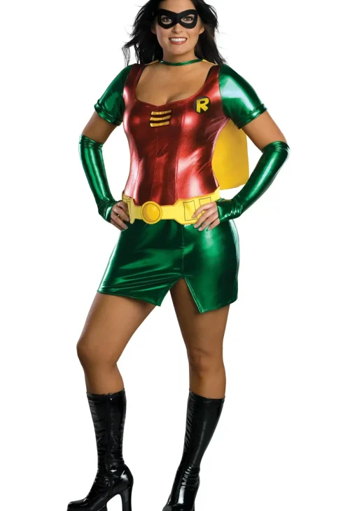 New Rubies Costume Plus Size Robin Girl Costume Superhero Costumes