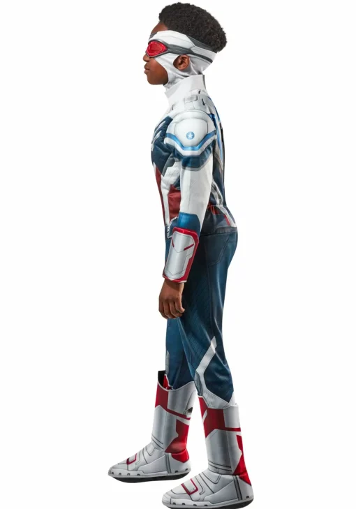 Cheap Rubies Costume The Falcon And Winter Soldier Deluxe Kid's Captain America Costume Superhero Costumes