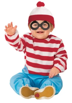 Discount Rubies Costume Where's Waldo Onesie Costume -Toddler Storybook & Fairytale Costumes