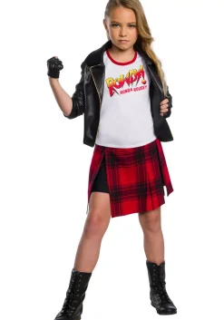 Hot Rubies Costume Wwe Rowdy Ronda Rousey Deluxe Costume Sports Costumes